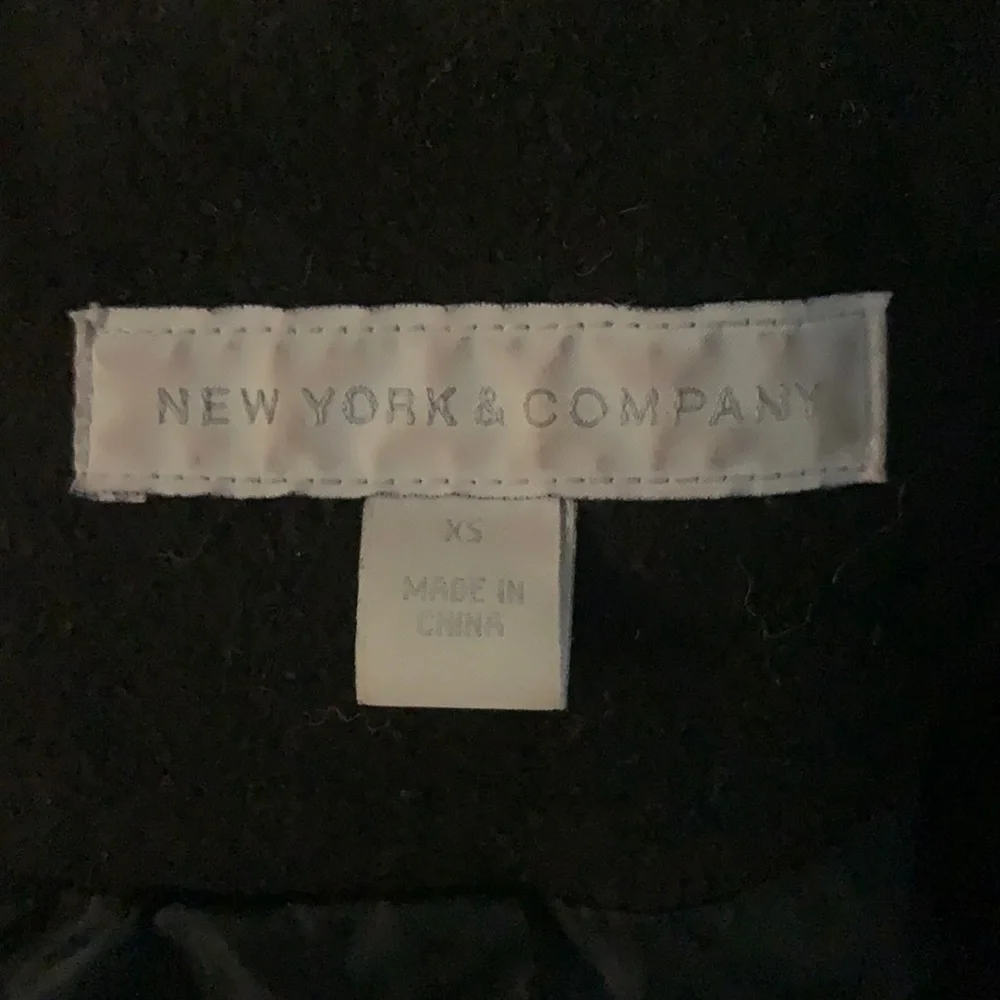 NY&C Black Pea Coat - Picture 8 of 8